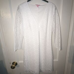 White lace Lilly Pulitzer dress